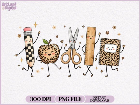 Download Back to School Doodles Characters PNG - Character Collection