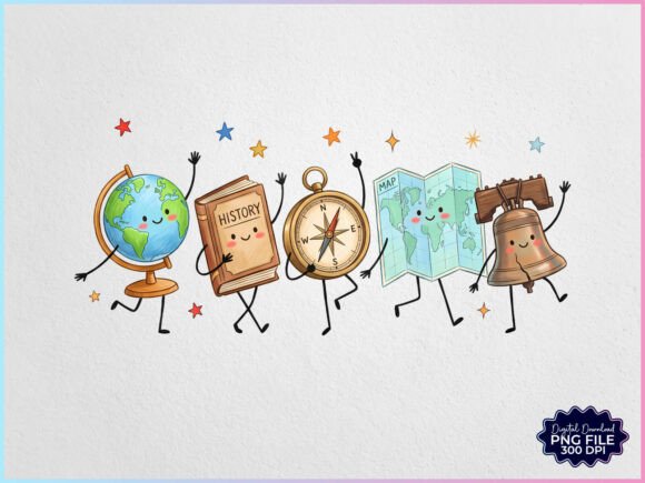Download History Teacher Doodles Characters PNG - Character Collection