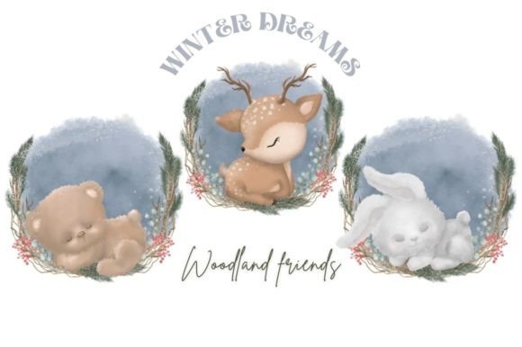 Download Winter Woodland Animals Clipart - Animals clipart Collection
