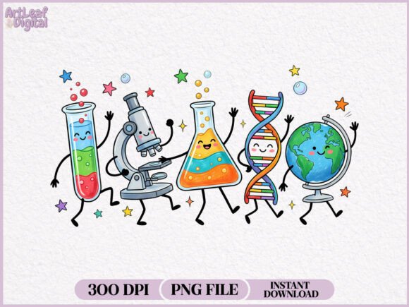 Download Science Doodles Characters PNG - Character Collection