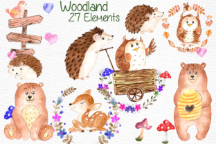 Download Watercolor Forest Animals Clipart - Animals clipart Collection