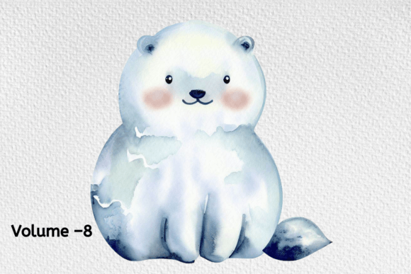 Download Watercolor Arctic Animals Clipart - Animals clipart Collection