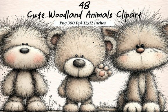 Download Cute Woodland Animals Clipart - Animals clipart Collection