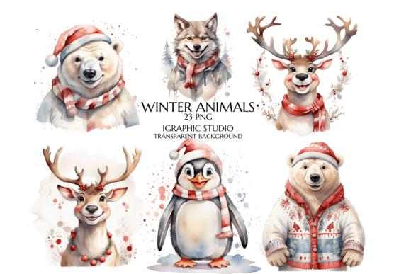 Download Winter Woodland Animals Clipart - Animals clipart Collection